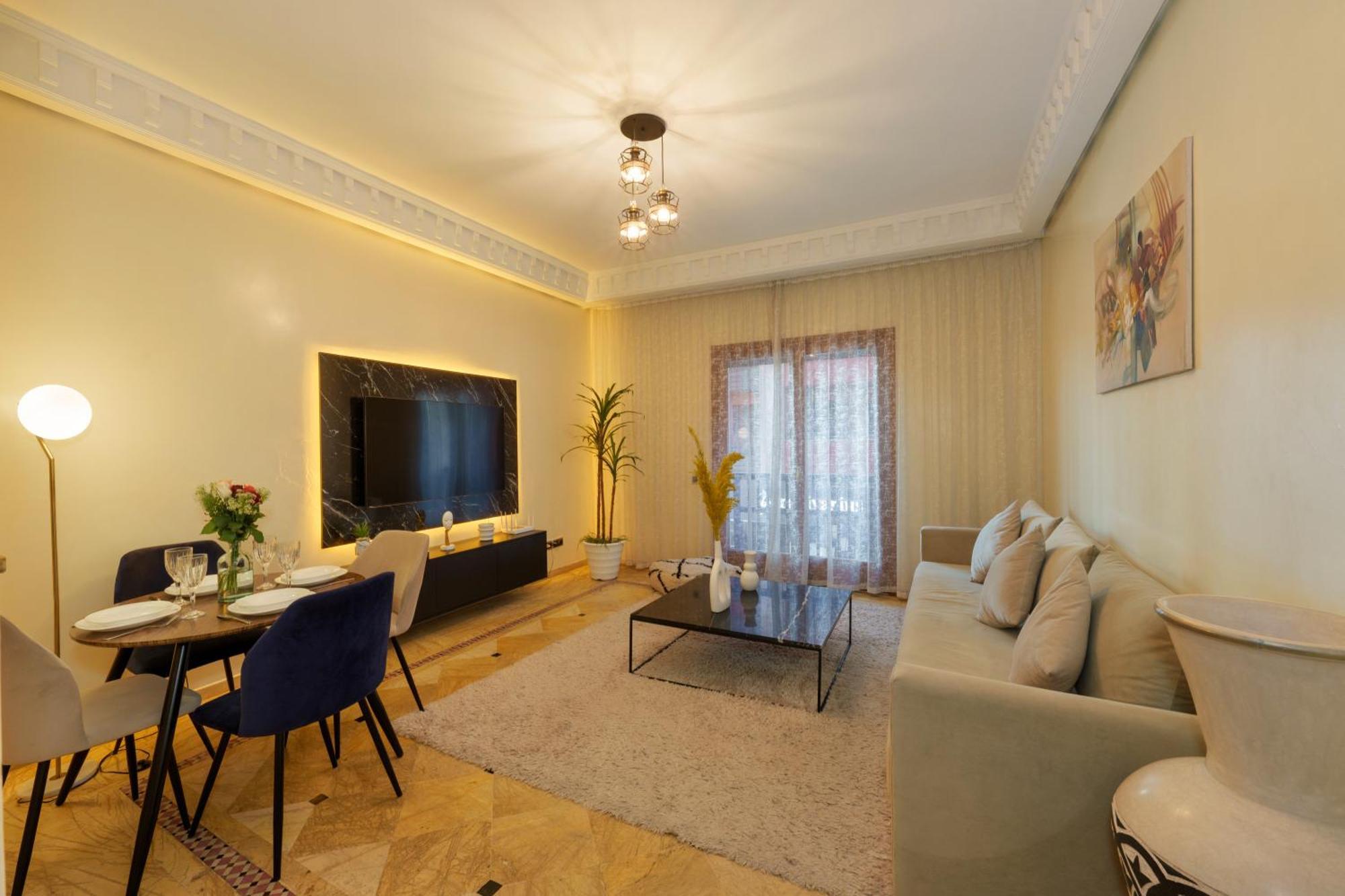 Appartement Haut Standing Gueliz Plaza Avec Vue Μαρακές Εξωτερικό φωτογραφία