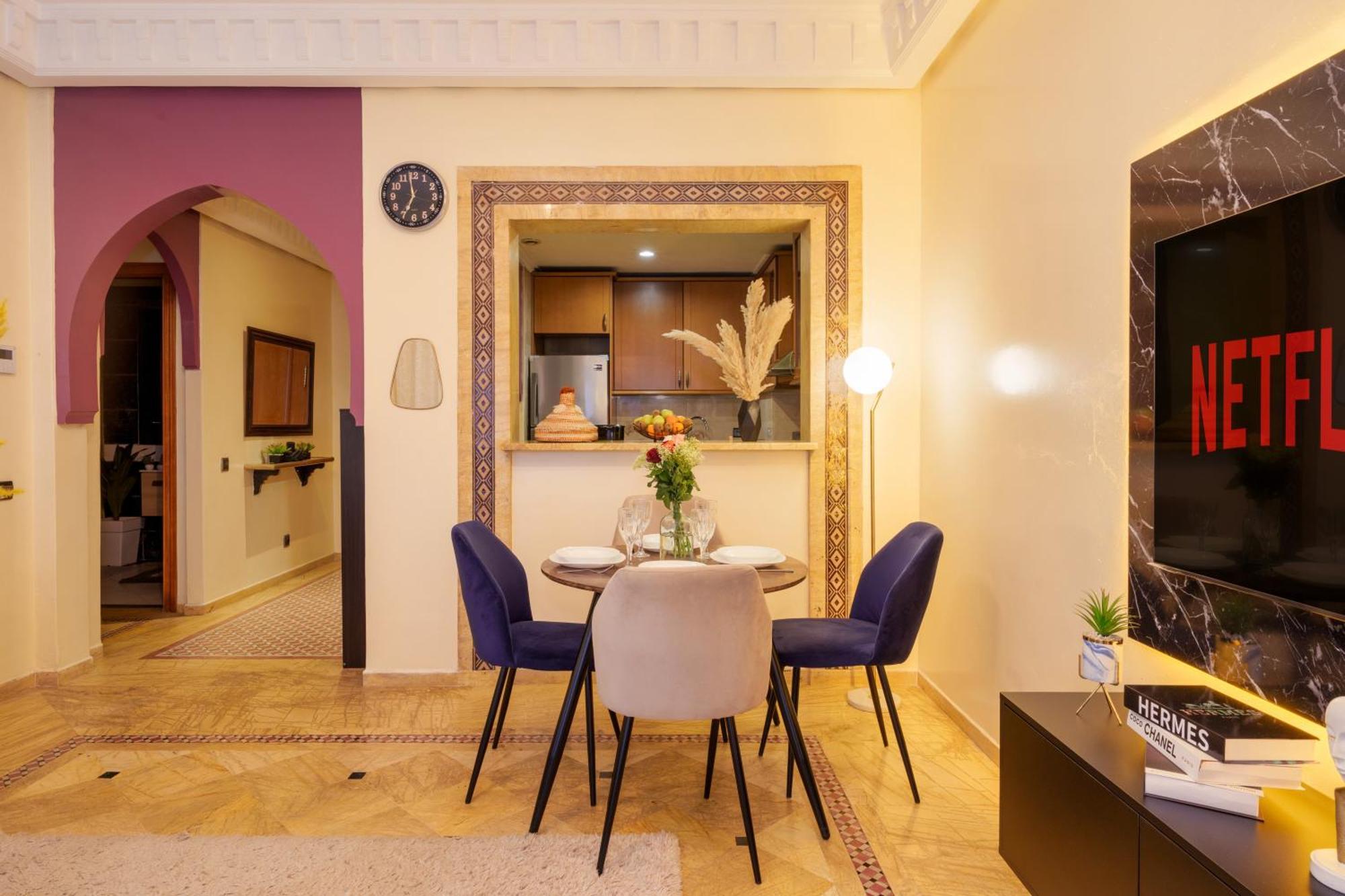 Appartement Haut Standing Gueliz Plaza Avec Vue Μαρακές Εξωτερικό φωτογραφία