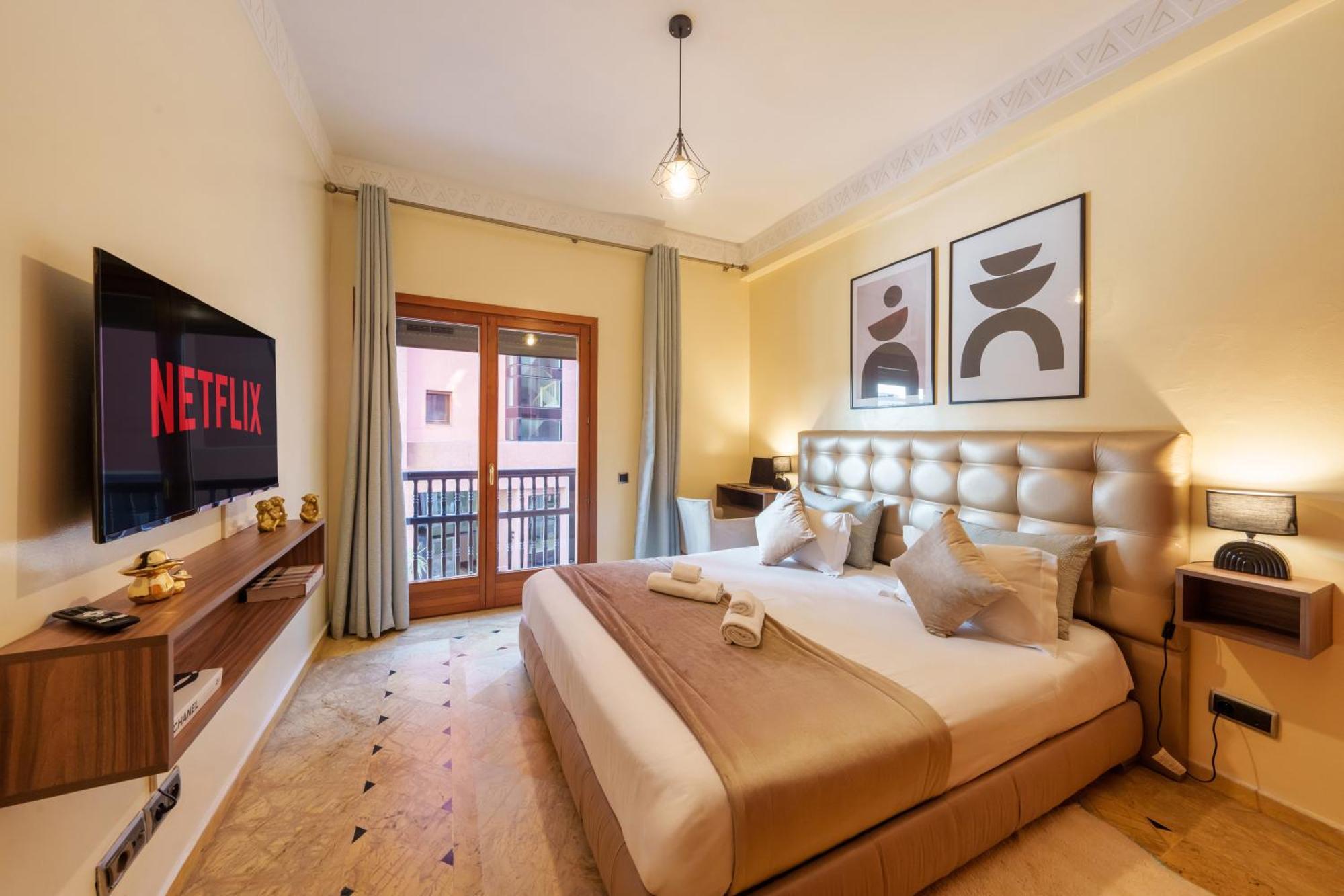 Appartement Haut Standing Gueliz Plaza Avec Vue Μαρακές Εξωτερικό φωτογραφία