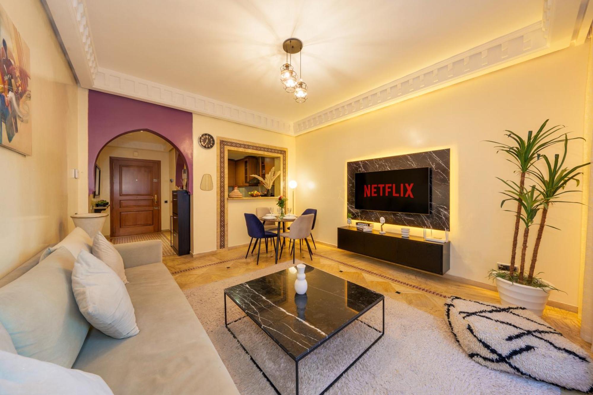 Appartement Haut Standing Gueliz Plaza Avec Vue Μαρακές Εξωτερικό φωτογραφία