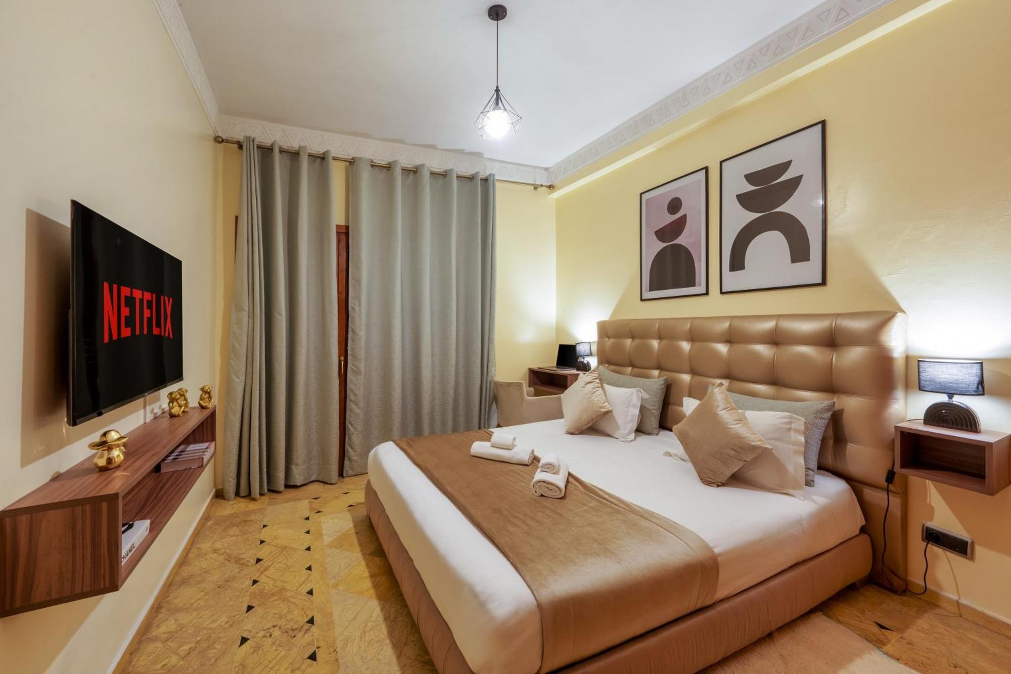 Appartement Haut Standing Gueliz Plaza Avec Vue Μαρακές Εξωτερικό φωτογραφία